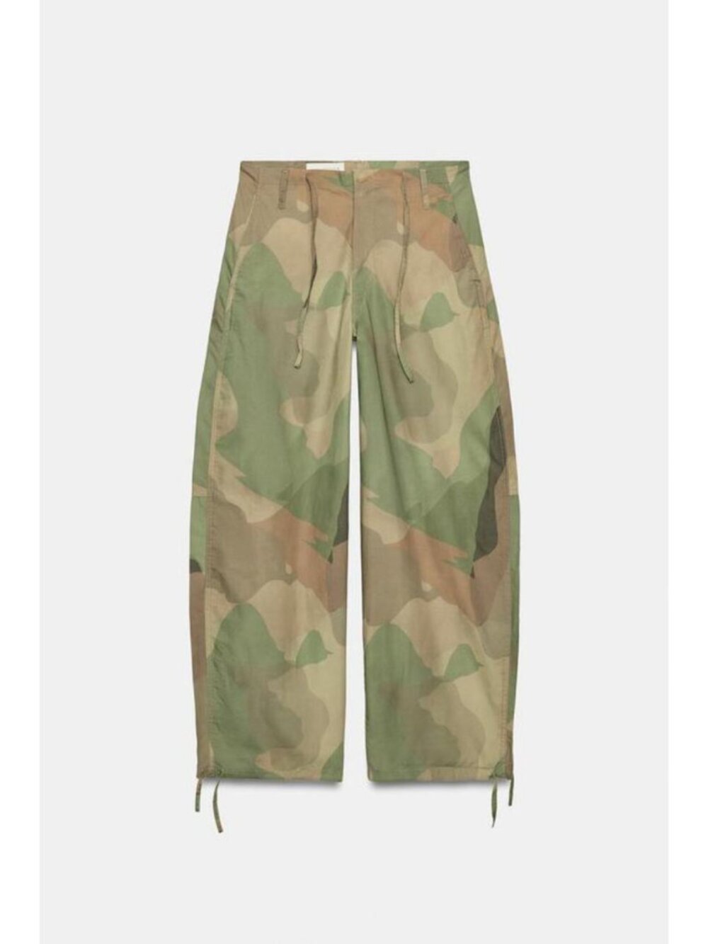 ZARA PRINTED WIDE-LEG DRAWSTRING PANTS 6688/212/505 $139 Pay in 4 interest-free